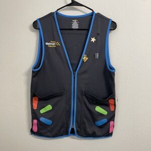 Official Proud Walmart Employee Vest Uniform Associate Blue Sz XS
